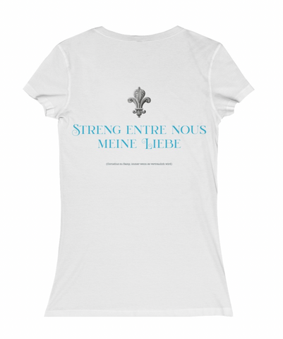 T shirt ENTRE NOUS, white & blue